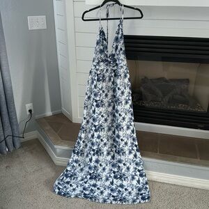 Pink Lily Halter Maxi